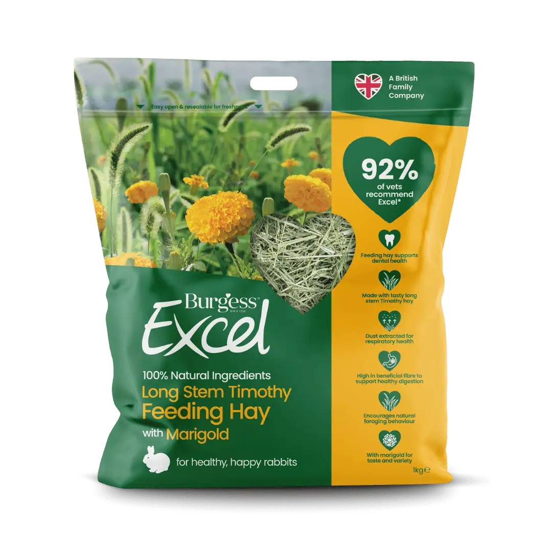 Burgess Excel Long Stem with Marigold Feeding Hay product image