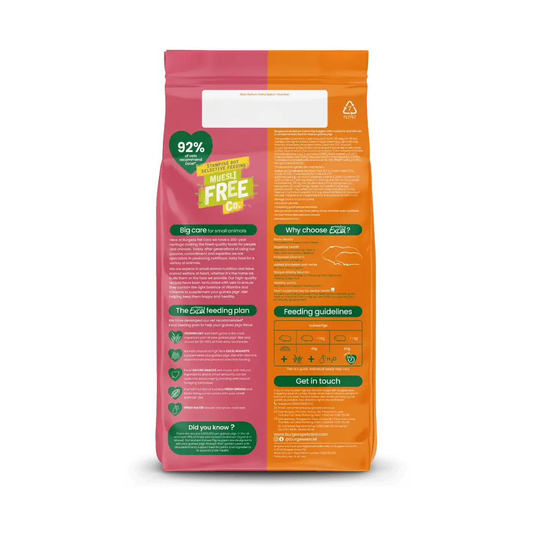 Excel Mature Guinea Pig Nuggets product image