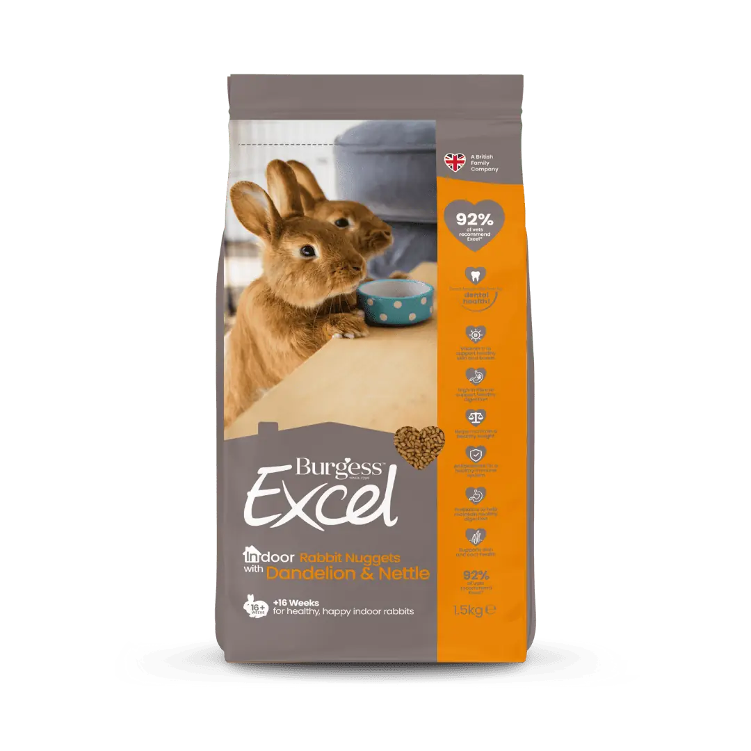 Excel Indoor Rabbit Nugget and Dandelion & Marigold Hay Bundle product image