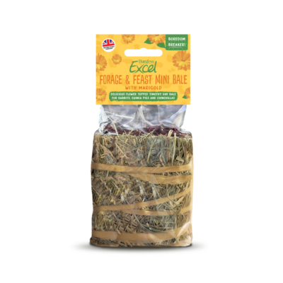 Product image for Excel Forage & Feast Mini Bale with Marigold